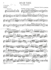 Dancla 6 Airs Varies Op 118 Sheet Music For Violin & Piano 1912 Fischer #L126