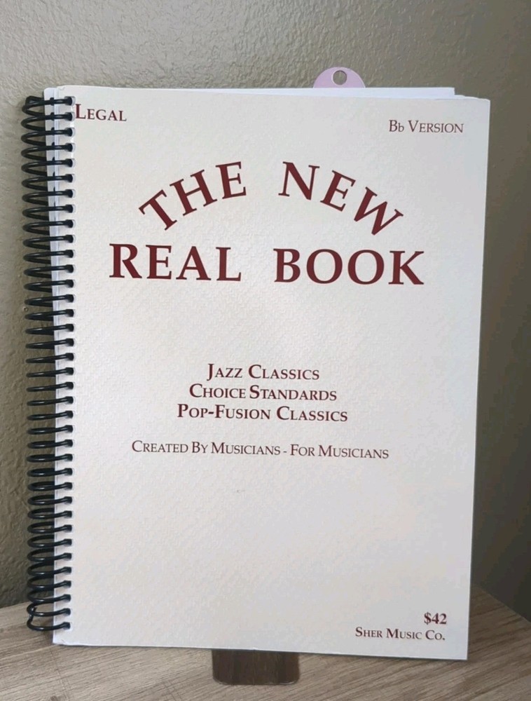 THE NEW REAL BOOK, Bb VERSION, BY CHUCK SHER (1988 TRADE-PAPERBACK)