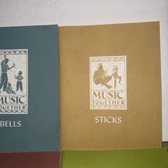 Lot 6 Music Together Books Only Maracas Sticks Bells Drum Triangle Fiddle