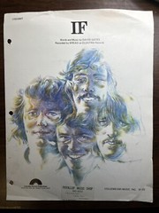 Worlds And Music David Gates Colgems EMI Music Inc Sheet Music Vintage