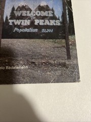 vintage TELEVISION sheet music LAURA PALMER&rsquo;S THEME from TWIN PEAKS ~ 1990