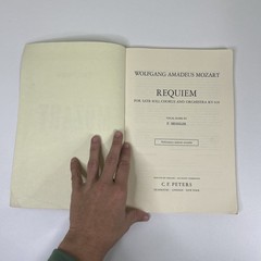Mozart Requiem KV 626 – Vocal Score by Mozart Bärenreiter Urtext