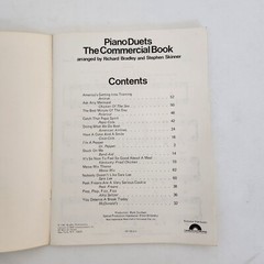 1981 Piano Duets Commercials Jingles Brands Sheet Music Book Level 3-4