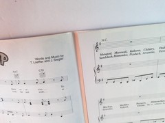 1999 PokeRap Pokeman Sheet Music Collector 24”x27” Poster on Back Poke Rap