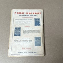 Robbins Music Corporation America Sings Community Song Book Collection