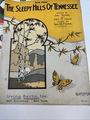 Vintage Sheet Music Lot 1920s 1930s Irving Berlin Ziegfeld Illustrated (58-23)