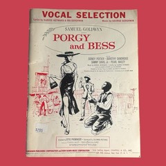 Porgy and Bess Vocal Selection Gershwin 1959 Film Sheet Music Sidney Poitier