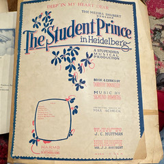 Harms Deep in My Heart, Dear Sheet Music Voice Solo (Student Prince)