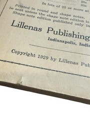 Vtg 1929 Great Gospel Songs Lillenas Publishing Church Hymnal Songbook