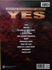 Yes Songbook Guitar Anthology: Authentic Guitar Tab Greatest Hits EXCELLENT/ NM