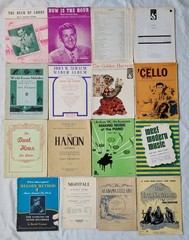 Antique & Vintage Sheet Music Lot 1800s-1940s Art Deco Illustrated Covers