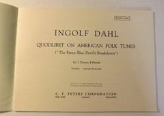 Edition Peters Organ Music Lot: Cesar Franck + Ingolf Dahl + 8o Chorale Preludes