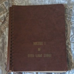 Vocal Voice Solo Spiral Bound Sheet Music Collection Song Book Volume 1