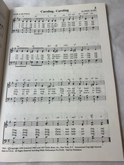 Vintage Christmas Favorites 1982 Song & Music Book By Jim Loucks