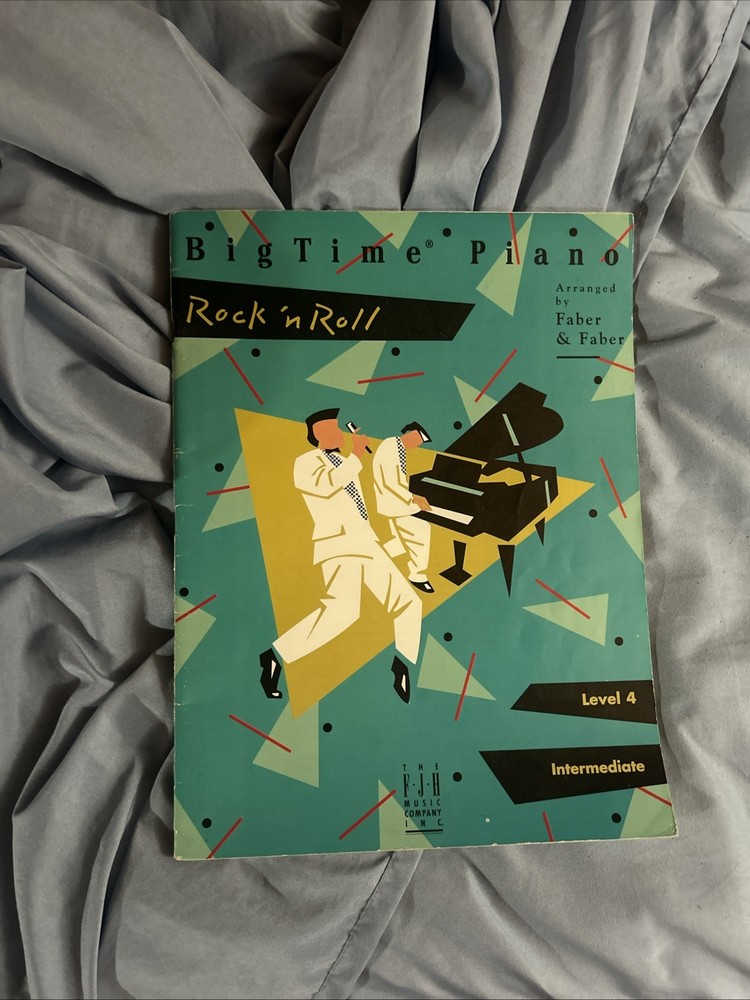 NEW! BigTime Piano ROCK &lsquo;N ROLL, Level 4 piano solos Faber & Faber, FF1029