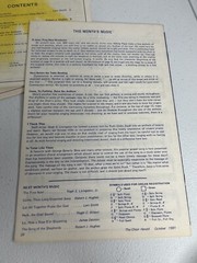 The Choir Herald October 1981 Song Book Sheet Music Set Of 3