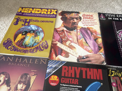 Guitar Music Books-Jimi Hendrix Rush Van Halen Stevie Ray Vaughan Living Colour