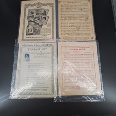 Vintage Antique Sheet Music Lot 12+ Songs WWI Era Ragtime Pop Ballads Chicago