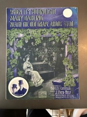 Over 30 UNFRAMED pieces of sheet music all dedicated to “Mary”. Some of the art