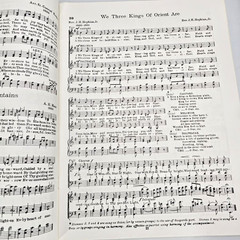 World Famous Christmas Songs Piano Vocal Red Songbook Music Songs 1957 Vtg MCM