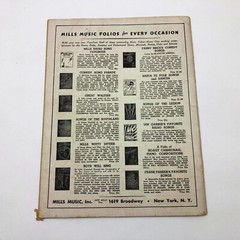 Duke Ellington&rsquo;s Song Folio Songbook Words & Music Sheet 1940s Jazz Piano Lyrics