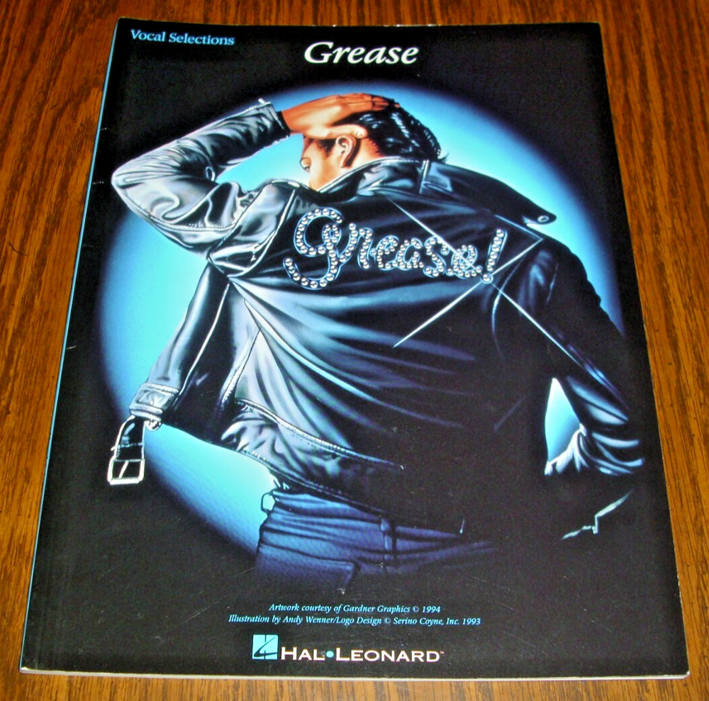 Grease – Vocal Selections Songbook 15 Songs 80 pages Hal Leonard