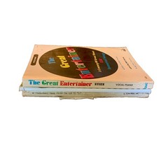 Lot of 5 Vintage Sheet Music The Great Entertainer Genesis Songbook & More