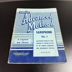 Vtg 1950 Lot Of 8 Rubank Advanced Method Books For Sax, Flute, Trumpet, Clarinet