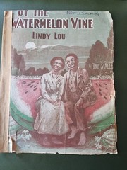 Antique 1904 By The Watermelon Vine Lindy Lou Antique Sheet Music Starmer Art