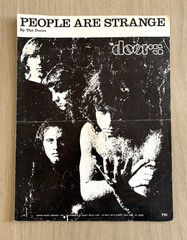 People Are Strange Doors Jim Morrison 1967 Rare Original Sheet Music