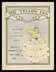 YELLOW FAN 1915 Japanese Fantasy RECITATION w/PIANO Vintage Sheet Music