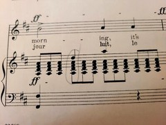 Sheet Music, Morning (Le Jour) D min High Voice by Oley Speaks. Frank L Stanton