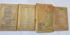4 x Vintage Songster Booklets Paperback 5th 7th 14th 43rd Used Big Hit Boomerang