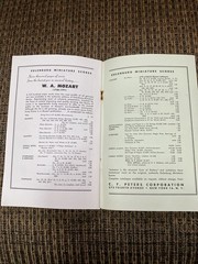 1956 Peters Edition Orchestra Music Catalogue For Sale Or Rent C. F. Peters Corp