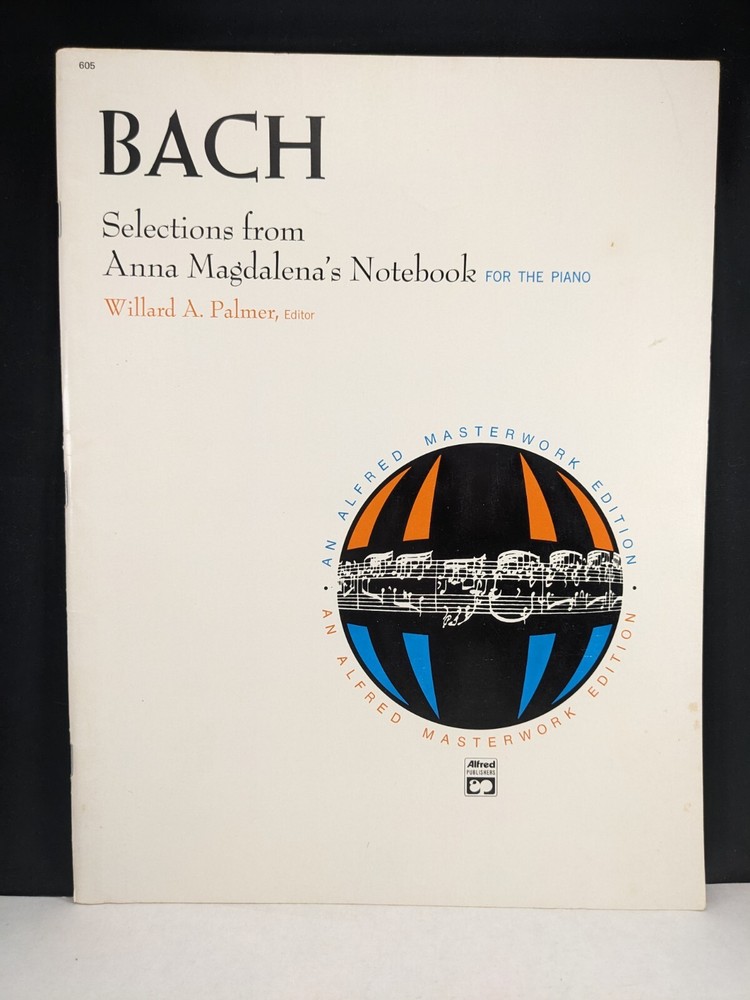 Bach – Selections from Anna Magdalenas Notebook – Sheet Music Book for Piano