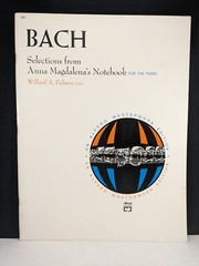 Bach – Selections from Anna Magdalenas Notebook – Sheet Music Book for Piano