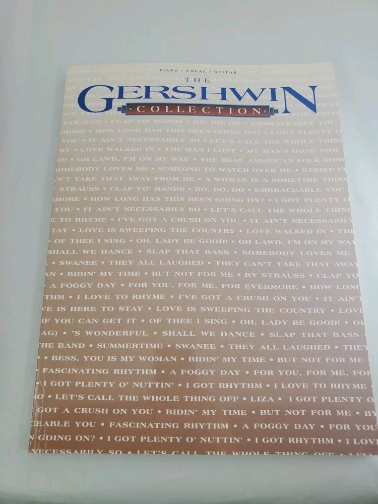 The Gershwin Collection Vocal/Piano/Guitar Music Selections Songbook VTG 1992