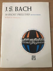 J.S.Bach 18 short preludes for the keyboard Willard A Palmer music 4