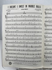 I Dreamt I Dwelt In Marble Halls Sheet Music Fox-Trot Balfe Guitar Larry Clinton
