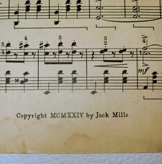 1924 Blue Danube Strauss Piano Sheet Music National Music Love Antique