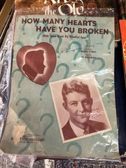 LOT OF 3 PIECES OF VINTAGE SHEET MUSIC 1940s – 1950s Love Songs. Cuban Afro.
