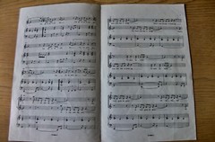 BOURREE FOR BACH SATB SHEET MUSIC W/STRING BASS/SNARE DRUM (1964) ENGLAND