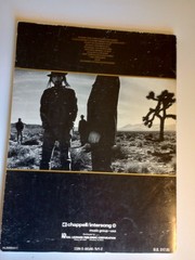 Vintage 1987 U2 The Joshua Tree Songbook Sheet Music Song Book with Lyrics