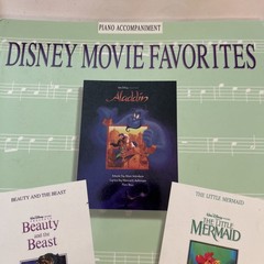 Hal Leonard Disney Movie Favorites Piano Accompaniment Instrumental Solo
