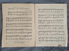 March To The White House 1924 Sheet Music John W. Davis Democratic Committee