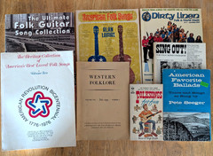 Traditional Folk Song Book Lot Regional, Appalacia, Americana Pete Seeger Lomax