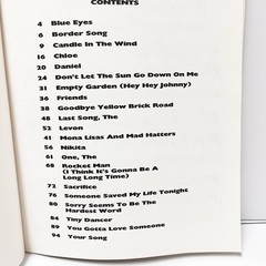 Elton John Ballads Songbook For Piano, Voice, Guitar