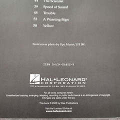 Hal Leonard The Best of Coldplay Easy Piano Sheet Music Book 2005