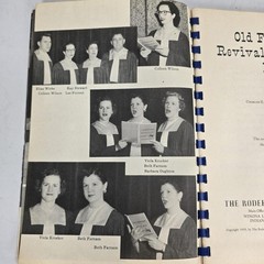 Old Fashioned Revival Hour Songs No 2 Gospel Choir Piano Songbook 1955 Vintage