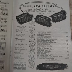 Vintage Sheet Music Book c1935 Round the World Waltz Album 56 Pages Piano